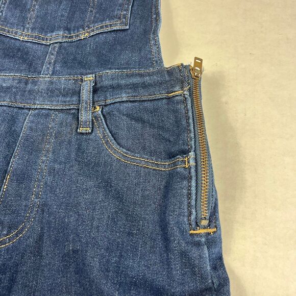 Levis Womens Utility Denim Overalls Blue Jumpsuit 90s Y2K Retro Streetwear 28 4 - Picture 4 of 12
